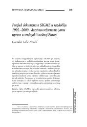 Pregled dokumenata SIGME u razdoblju 1992.–2009.: doprinos ...