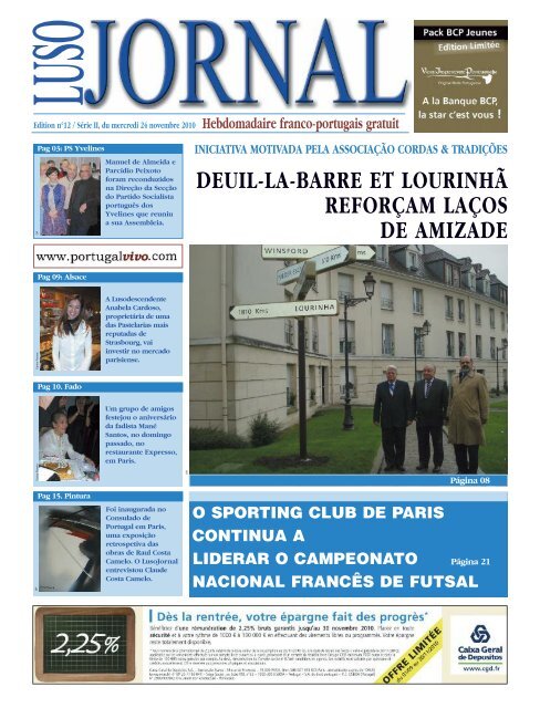 deuil-la-barre et lourinhã reforçam laços de amizade - Luso Jornal
