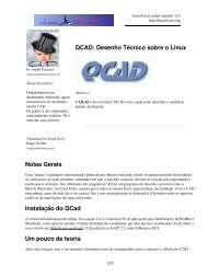 QCAD: Desenho Técnico sobre o Linux - LinuxFocus.org