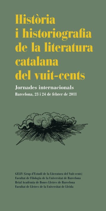 Història i historiografia de la literatura catalana del - Societat ...
