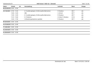 AGS 12c 1. Semester - ZAG