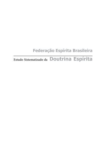 Baixe o PDF da Obra - Federação Espírita Brasileira