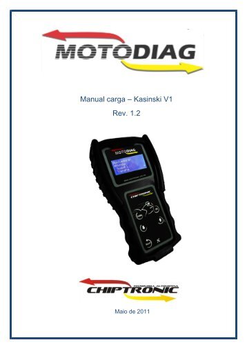 Manual carga – Kasinski V1 Rev. 1.2 - motodiag