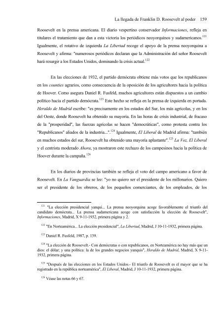 Franklin D. Roosevelt y la problemática agraria - Universidad ...