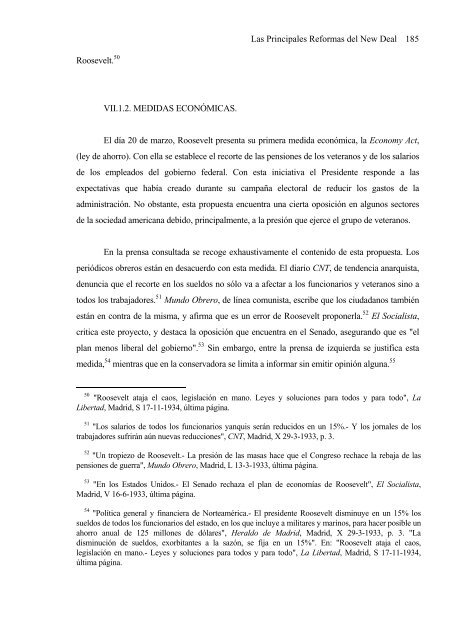 Franklin D. Roosevelt y la problemática agraria - Universidad ...