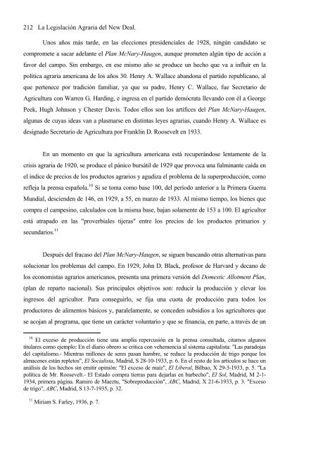 Franklin D. Roosevelt y la problemática agraria - Universidad ...