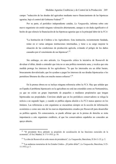 Franklin D. Roosevelt y la problemática agraria - Universidad ...