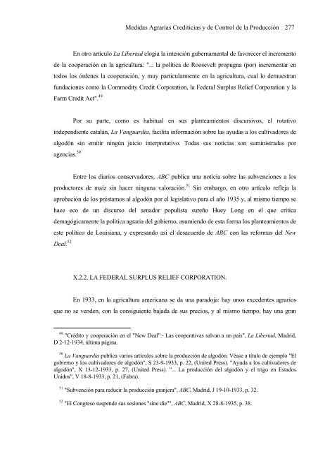 Franklin D. Roosevelt y la problemática agraria - Universidad ...