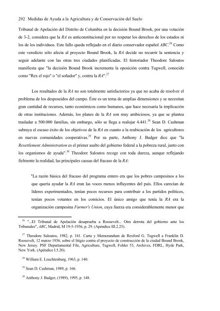 Franklin D. Roosevelt y la problemática agraria - Universidad ...