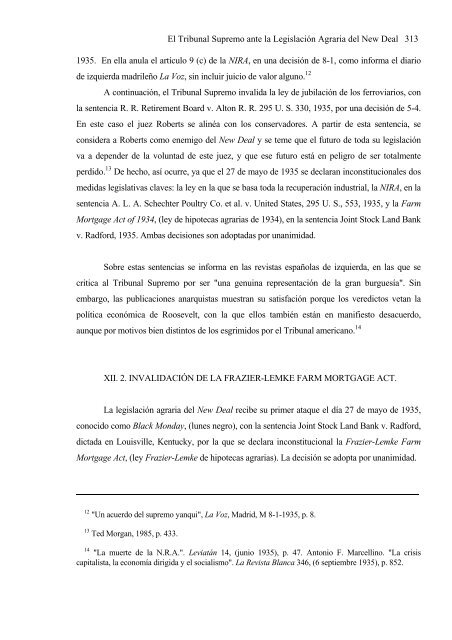 Franklin D. Roosevelt y la problemática agraria - Universidad ...