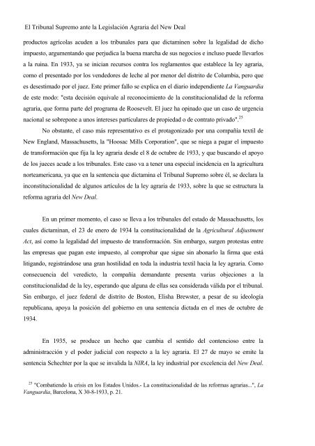 Franklin D. Roosevelt y la problemática agraria - Universidad ...