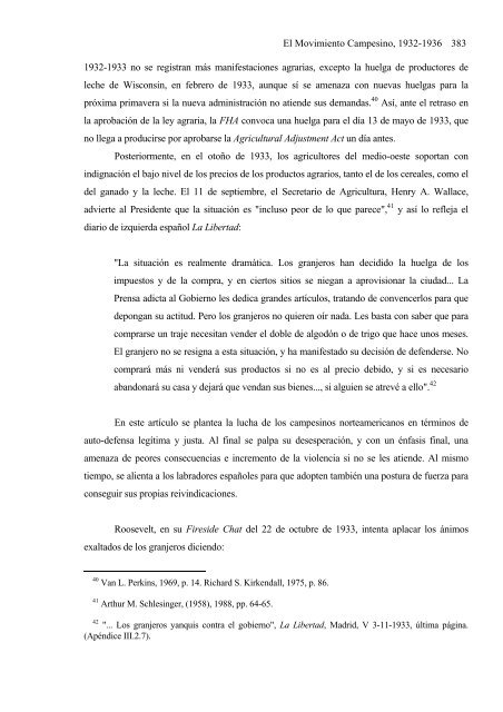 Franklin D. Roosevelt y la problemática agraria - Universidad ...