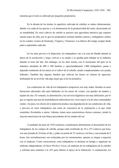 Franklin D. Roosevelt y la problemática agraria - Universidad ...