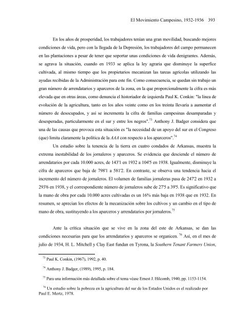 Franklin D. Roosevelt y la problemática agraria - Universidad ...