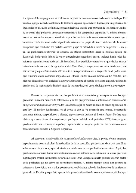 Franklin D. Roosevelt y la problemática agraria - Universidad ...