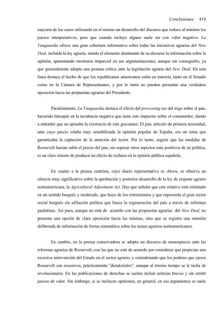 Franklin D. Roosevelt y la problemática agraria - Universidad ...