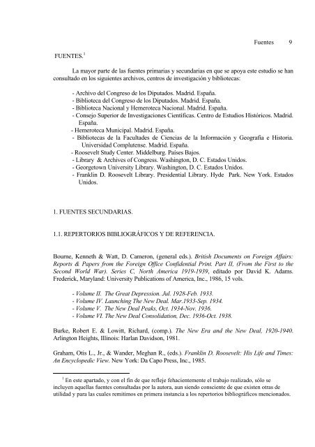 Franklin D. Roosevelt y la problemática agraria - Universidad ...