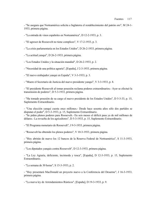 Franklin D. Roosevelt y la problemática agraria - Universidad ...