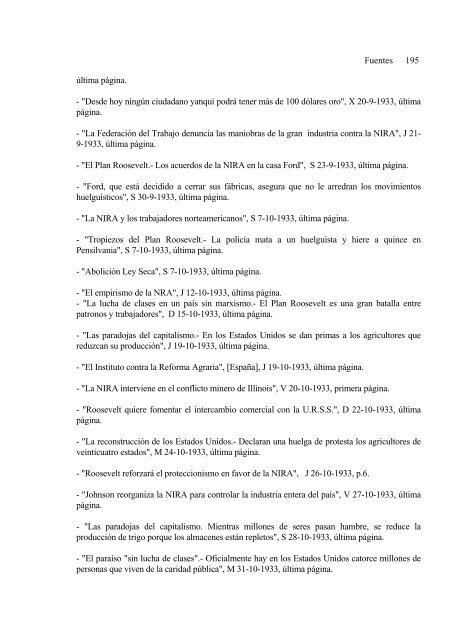 Franklin D. Roosevelt y la problemática agraria - Universidad ...