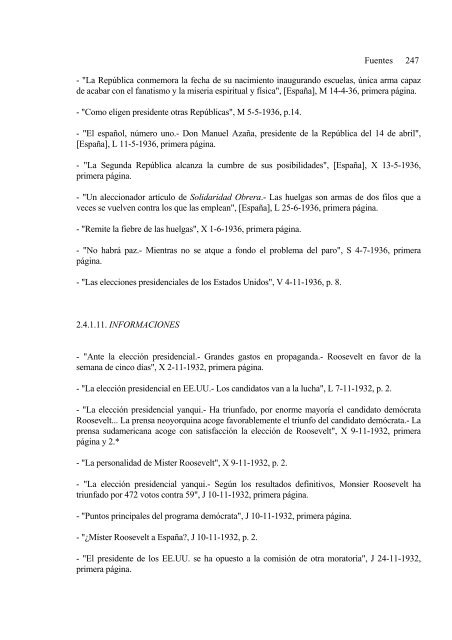 Franklin D. Roosevelt y la problemática agraria - Universidad ...