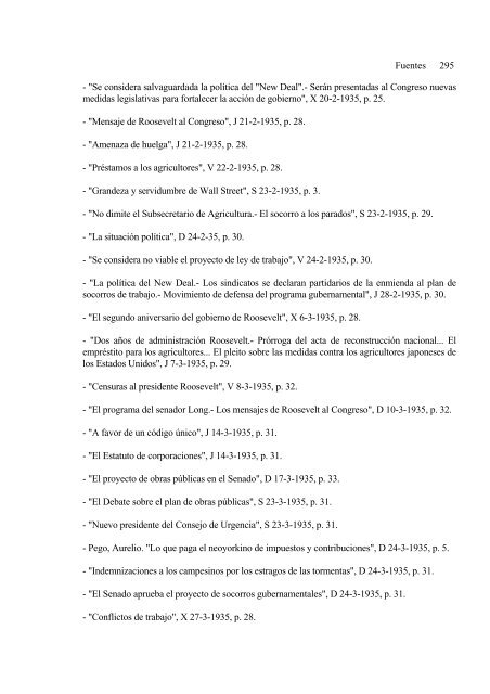 Franklin D. Roosevelt y la problemática agraria - Universidad ...