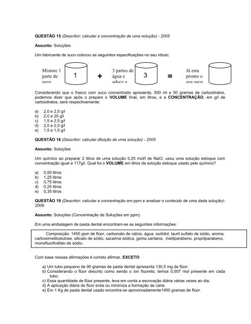 Lista de exercícios - Colegioiesp.com.br