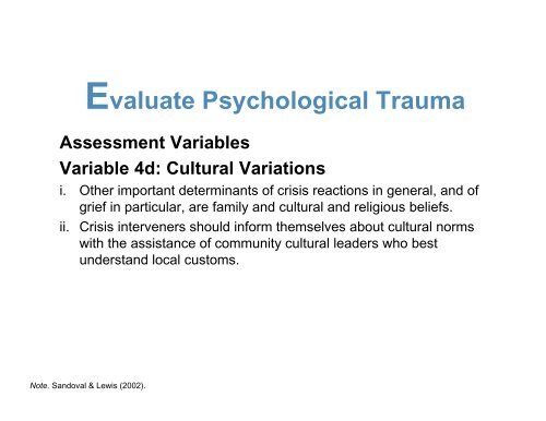 Crisis Intervention Using the NASP PREPaRE Model (2nd ed.)