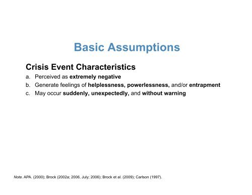 Crisis Intervention Using the NASP PREPaRE Model (2nd ed.)