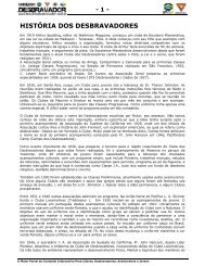 HISTORIA DOS DESBRAVADORES.pdf - UNIVERSO ...