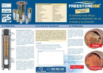 Descalcificador Inhibidor FreestoneISB - Aguahogar.com