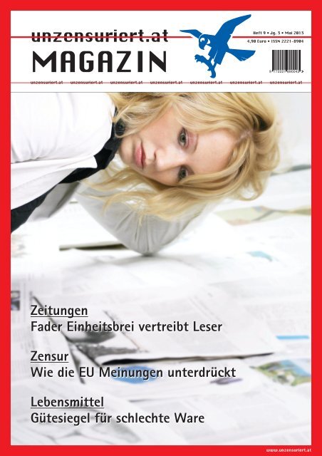  Unzensuriert Magazin 9/2013 - Medien - Leseprobe