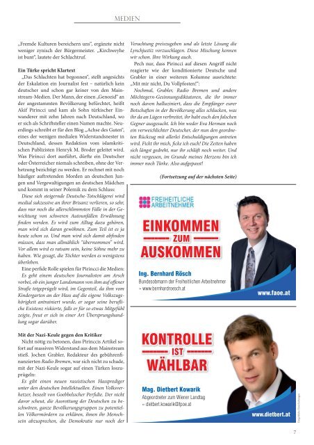  Unzensuriert Magazin 9/2013 - Medien - Leseprobe