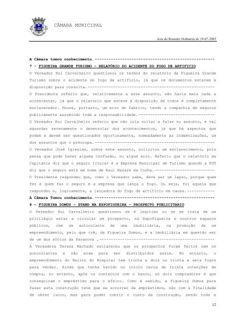 ACTA N.º 016/2005 REUNIÃO ORDINÁRIA DE 19-07-2005