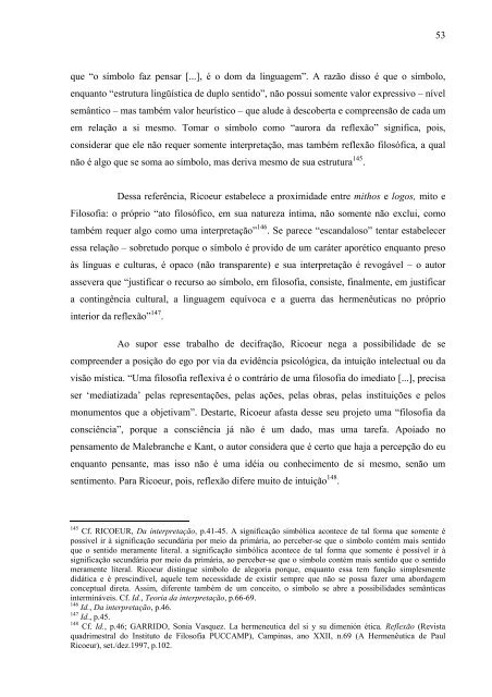 subjetividade em paul ricoeur.pdf - FILOSOFIANET