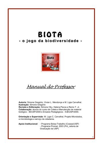 Manual do Professor - ICB - USP