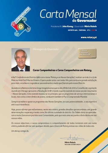 Carta de Maio - Rotary em Portugal