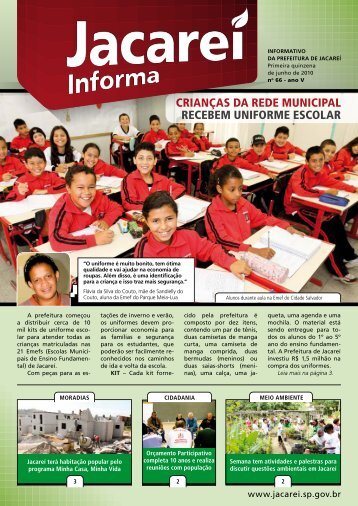 CRIANÇAS DA REDE MUNICIPAL RECEBEM UNIFORME ESCOLAR