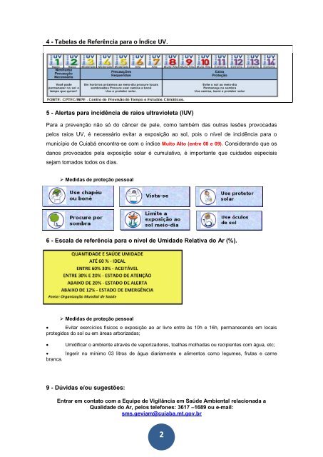 Boletim Informativo de Vigilância da Qualidade do Ar nº 020/2012 ...