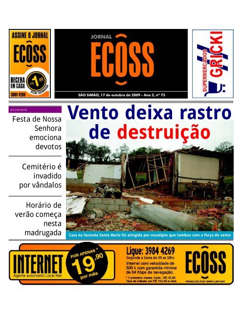 Jornal Ecoss Edição Nº 73 - Ogawa Butoh Center