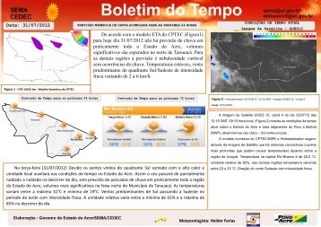 para hoje dia 31/07/2012 não há previsão de chuva em ...