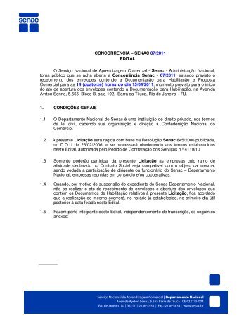 Papel Carta Departamento Nacional - Senac Papel Carta Departamento Nacional - Senac