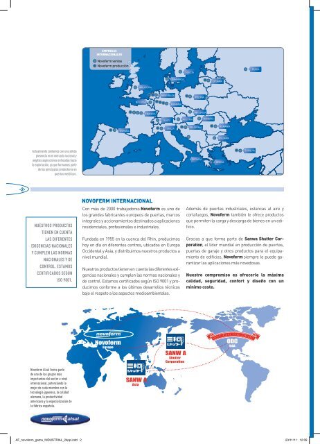 Catálogo Productos Industriales - Novoferm