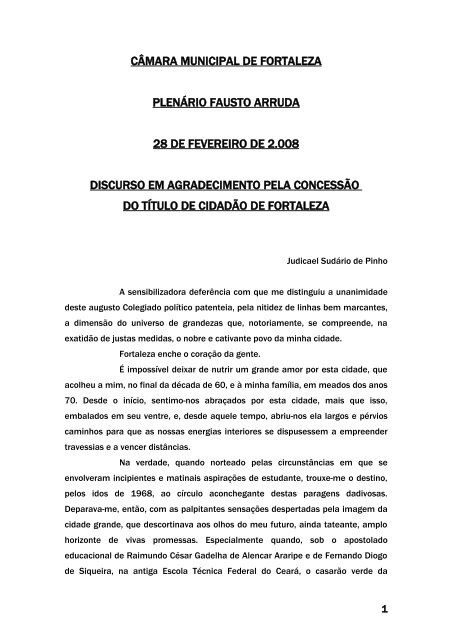 PDF) Proposta de tradução do Discurso em agradecimento ao povo