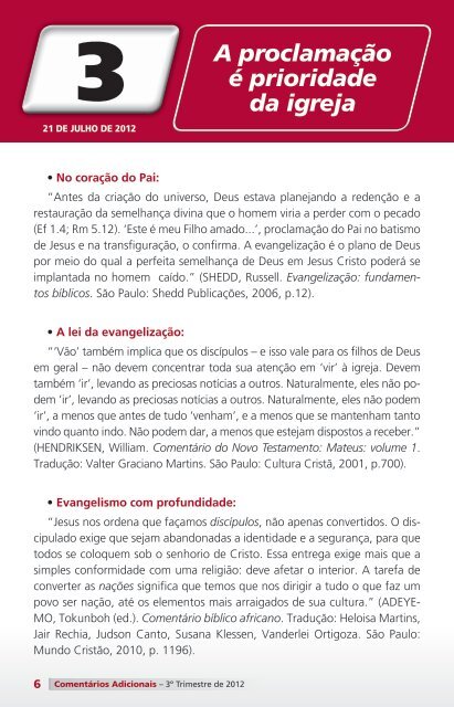 COMENTÁRIOS ADICIONAIS - Portal IAP