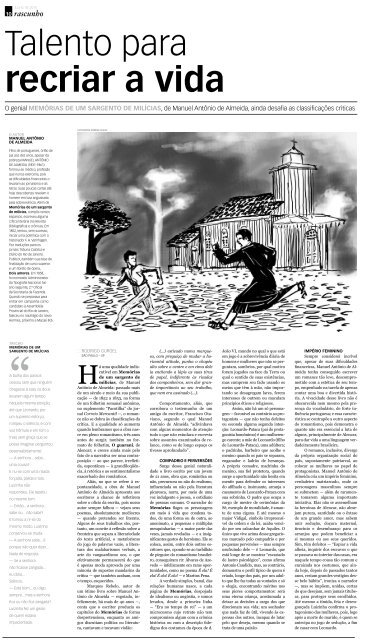 Edição 123 - Jornal Rascunho - Gazeta do Povo