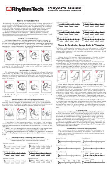 Player's Guide - Rhythm Tech