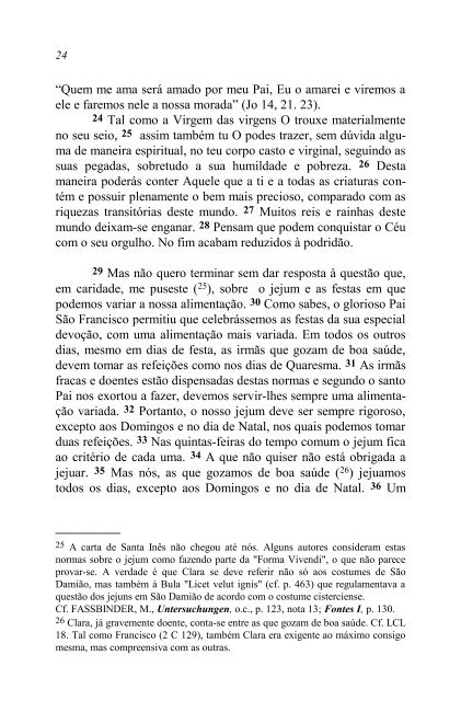 CARTAS DE SANTA CLARA - Editorial Franciscana