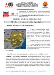 GLOSSÁRIO - Dicionário Defesa Civil - Coordenadoria Estadual de