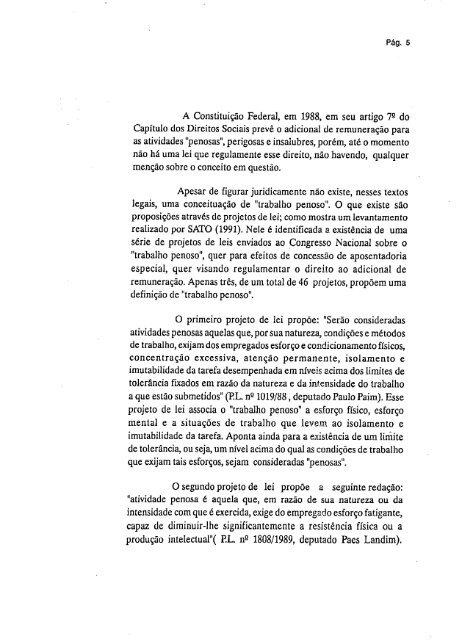 abordagem psicossocial do trabalho penoso: estudo ... - Fundacentro