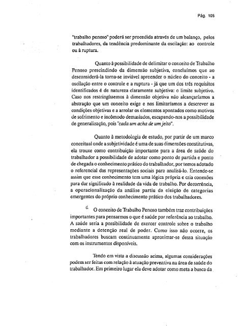 abordagem psicossocial do trabalho penoso: estudo ... - Fundacentro